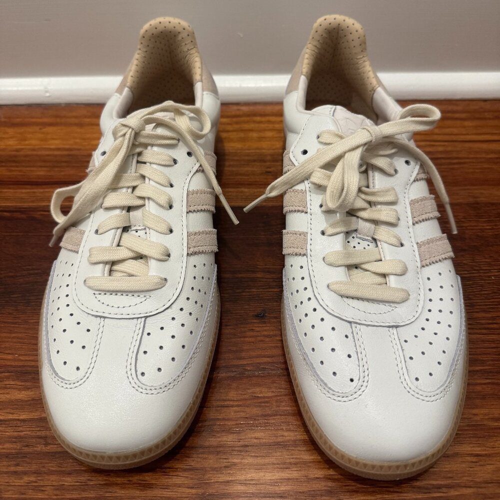 Adidas Mens Samba OG "White Magic Beige Gum" IG1376 Sneakers, Size US Men-9 - Picture 3 of 7